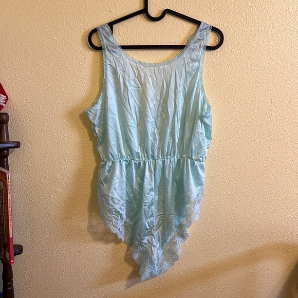 Vintage Lace and Nylon Teddy Lingerie - Picture 5 of 5